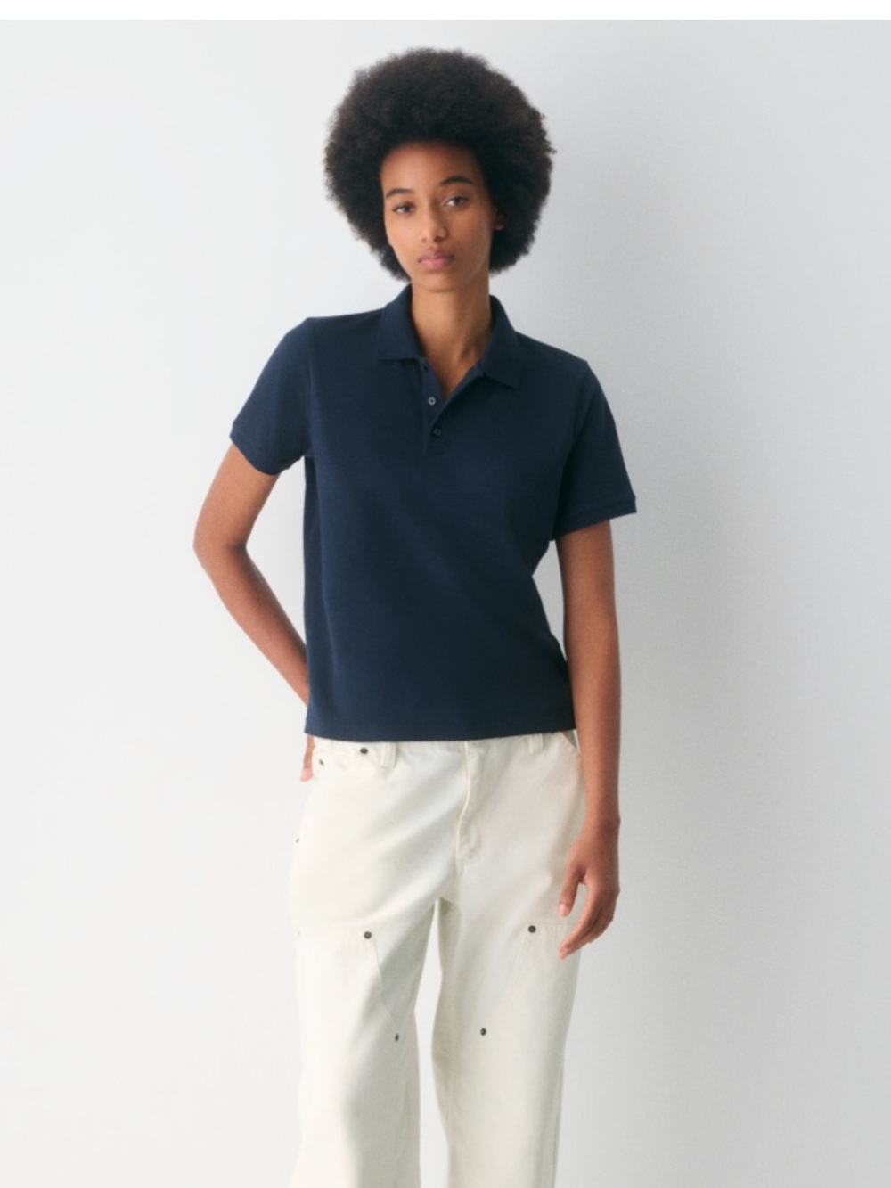 Aritzia TNA Caufield Polo Tee